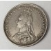 GREAT BRITAIN UK 1887 . SHILLING . QUEEN VICTORIA